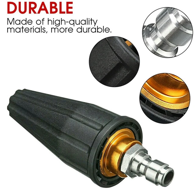 Rotatif Turbo Bec 0.6cm 105 40mm Connecte Rapide Haute Pression Rapide