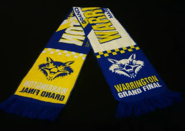 Warrington Wolves Rugby League Grand Final Scarf