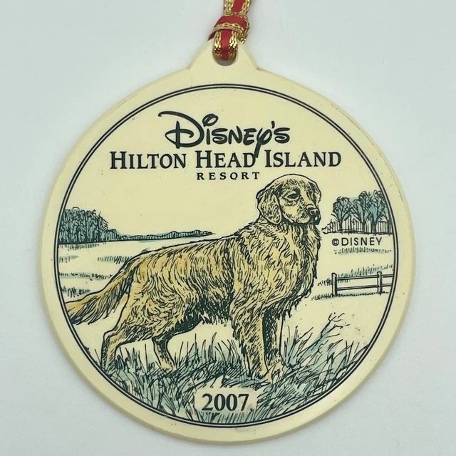 DISNEY'S HILTON HEAD Island Resort SC Holiday Ornament 2007 Christmas