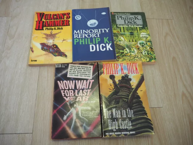 Vintage Philip K Dick book bundle. Used sci-fi paperback job lot.