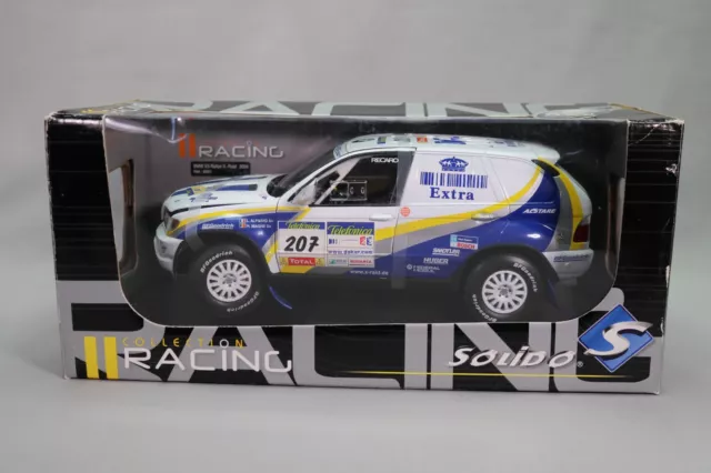 LJ660 SOLIDO RACING 9051 1/18 BMW X5 WRC Rallye X Raid 2004 Alphand 207