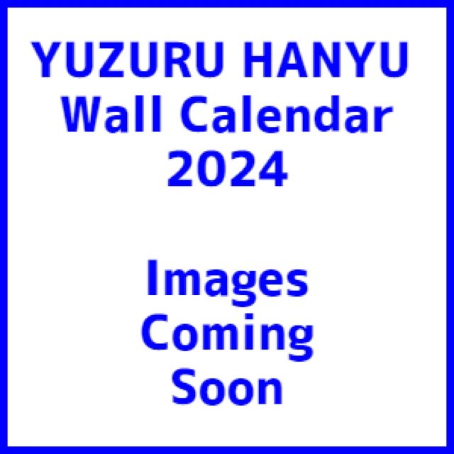 PRESALE 2024 WALL Calendar Yuzuru Hanyu Japan CL240553 w / One Photo