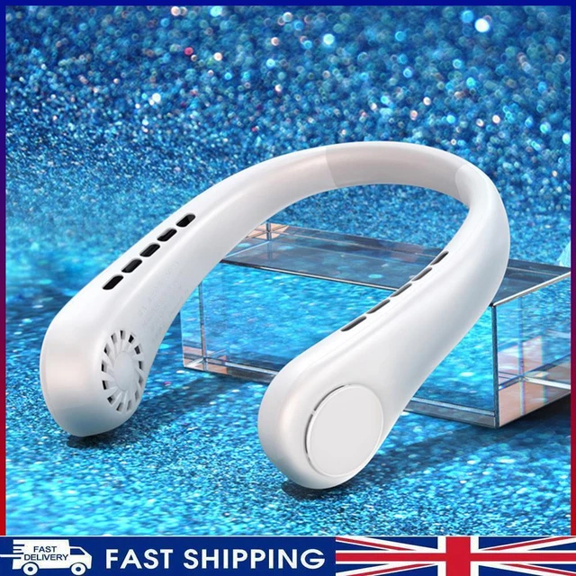 Ventilatore Da Collo Ricaricabile USB - Senza Lame, 3 Velocità, 5000mAh Per Sport E Viaggi - Foto 2