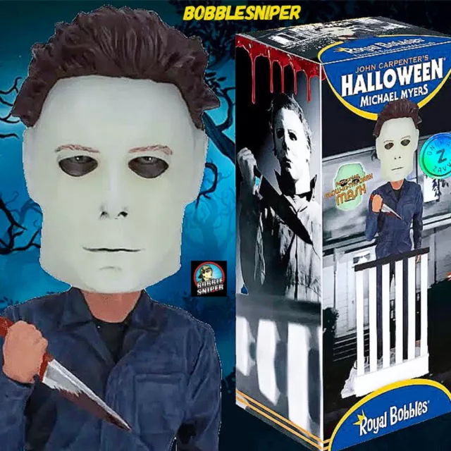 MICHAEL MYERS Halloween Glow-In-The-Dark John Carpenter's Horror Bobblehead