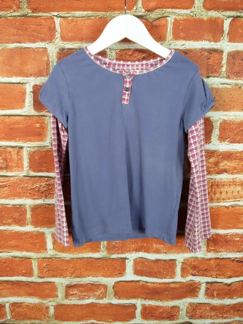 T-Shirt Maglione Jeans Bambina Età 7-8 Anni Next Boden Zara Maniche Lunghe 128 Cm 4