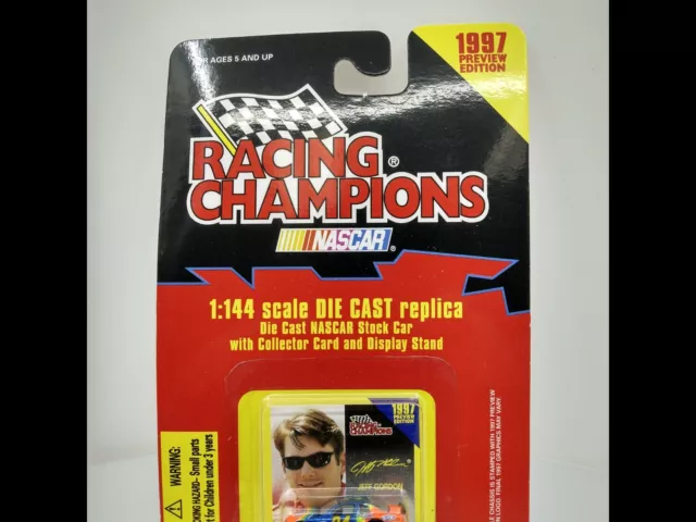  #24 Jeff Gordon Racing Champions 1997  Preview Edition 1:44 Scale