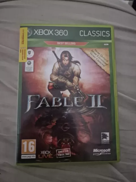 Fable II (Microsoft Xbox 360, 2008) Tested - NO MANUAL