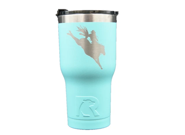 RTIC - 20 oz Tumbler - Saddle Bronc (Teal)