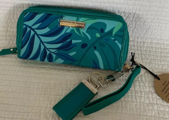 Samantha Brown To-Go Travel Double Zipper Wristlet