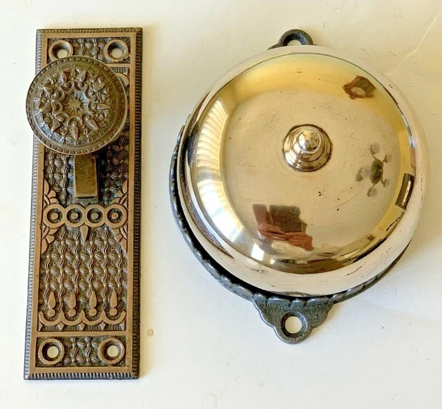 BRASS VICTORIAN DOORBELL And Lever 185.00 PicClick