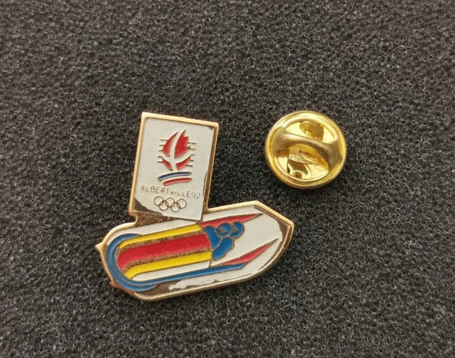 Pin's JO Albertville 92 – Bausch & Lomb, édition Officielle, Bon état