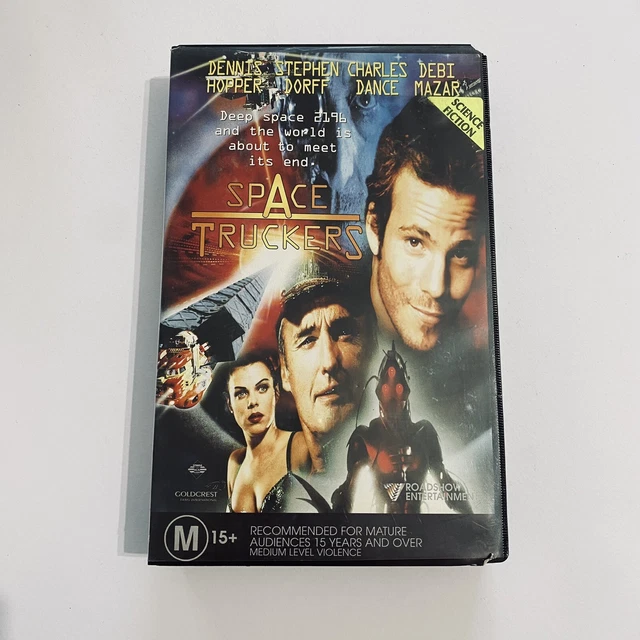 Space Truckers (VHS, 1996) VHS Video Tape Ex Rental Roadshow Sci-Fi Comedy Movie
