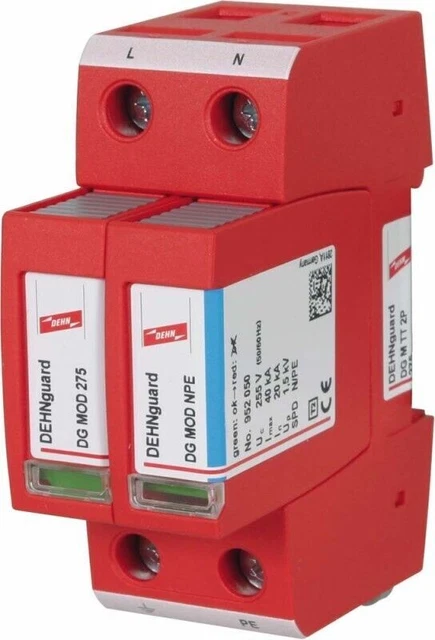 Scaricatore DEHN ÜS DEHNguard DG M TT 2P 275 IP20 tecnica energetica 952110