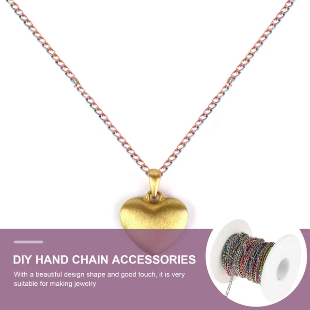 Colorful Chain Stainless Steel Man Twisted Link Snake Chains Bulk 2