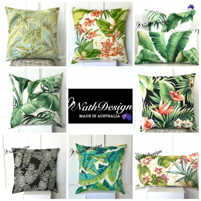 Tommy Bahama / Richloom Indoor/Outdoor Tropical Palm Leaves Cushion covers