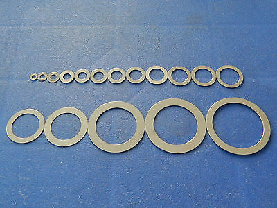 22 a 30 mm onde-Ø DIN 988 distanza dischi pass Vetri vetri di compensazione 
