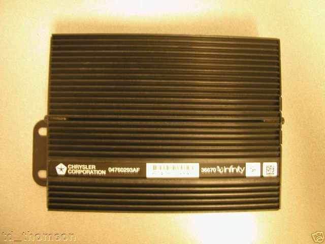Chrysler/Dodge/Jeep Infinity Sound Amp # P04760293Af
