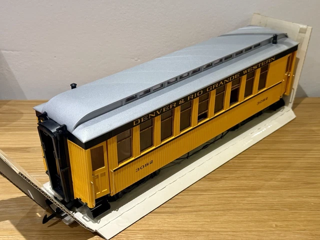 LGB 3082 G Scale Rio Grande D&RGW Passenger Coach Car Metal Wheels ...