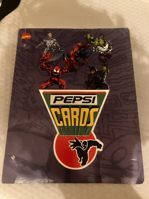 1995 Marvel Pepsicards Binder + Full Set Basic