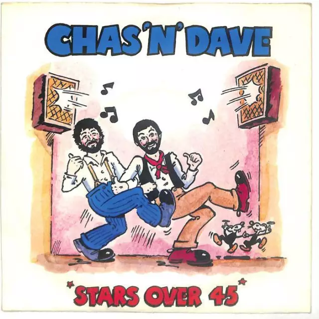 Chas 'n' Dave Stars Over 45 UK 7" Vinyl Record Single 1981 KOR12 Rockney 45 VG