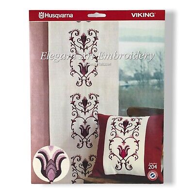 Husqvarna Viking Bordado Designs CD #204 Elegante Arte Bordado Mattsson Nuevo