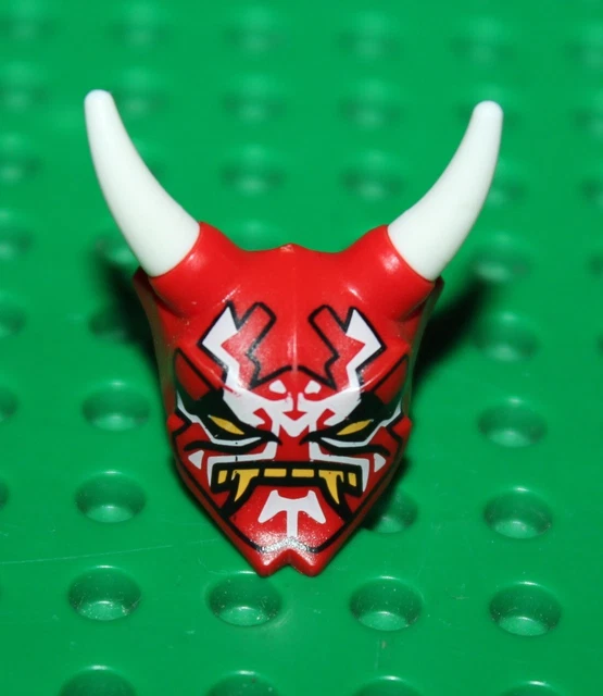 LEGO MINIFIG VISOR Mask Ninjago Oni Mask of Vengeance Pattern 35636pb03