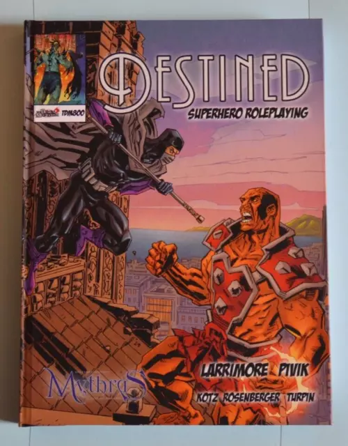 DESTINATO Core Rulebook Rules Superhero RPG Hardback Design Meccanismo Eon Games