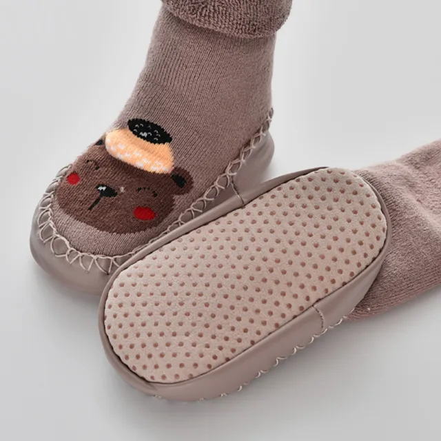 Pantofole antiscivolo bambino bambino scarpe di cotone caldo inverno 6