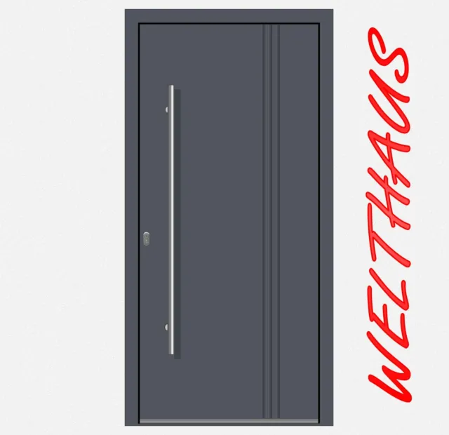 Haustür Welthaus AKTION Tür Aluminium mit Kunststoff GF10 WH75 Eingangstür Türen