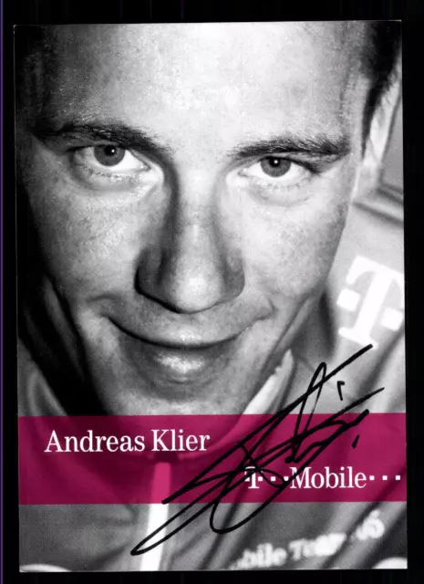 Andreas Klier Autogrammkarte Original Signiert Radfahren+A 116719