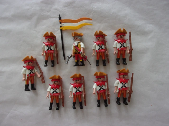 PLAYMOBIL - 5298 pirate : la chaloupe - bateau rouge canon navire