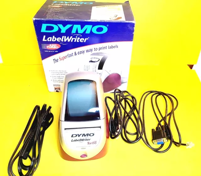 *No Power* Dymo Labelwriter Turbo 330 Printer Thermal Usb W/ Power Cord & Cables