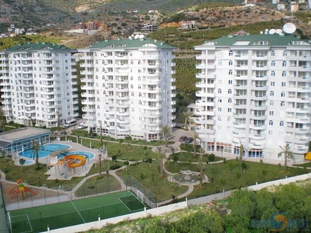 3 Zimmer Apartment in Alanya/Cikcilli Türkei voll möbliert in einer großen Anlag