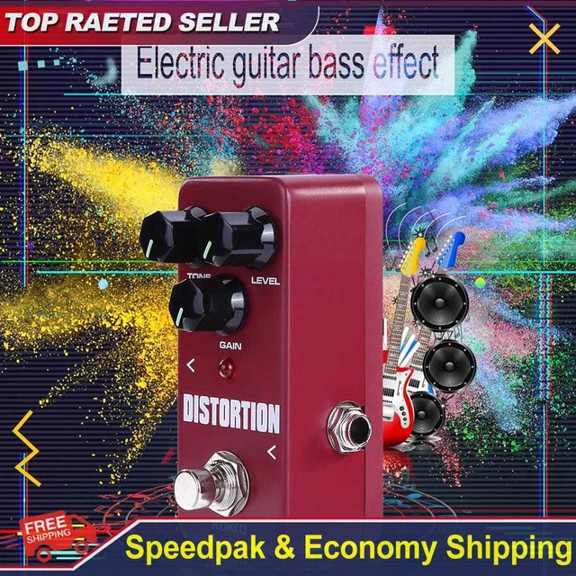 KOKKO Guitar Effect Pedal Distortion Effect Block 9V Adapter Bass Power Supply