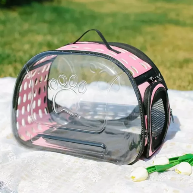 Transparent Cat Outdoor Travel Handbag Large-capacity Portable Cat Bag  Outdoor