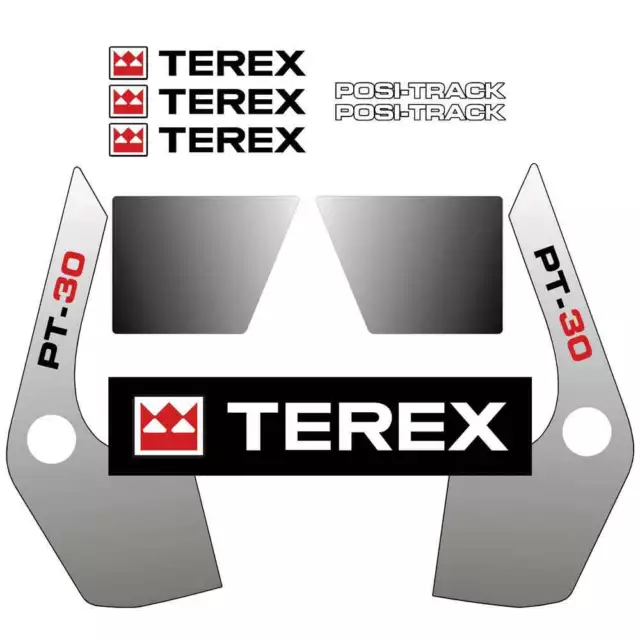 Terex PT30 Decals Stickers Kit - New Aftermarket Decals