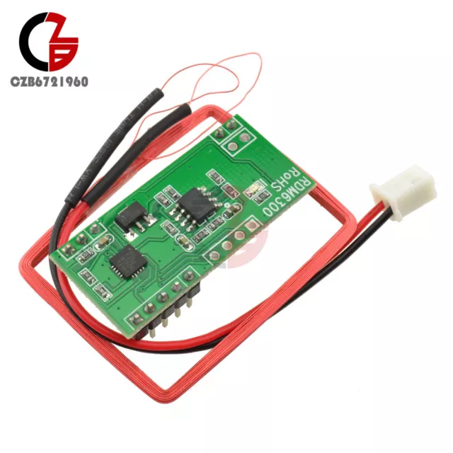 UART 125KHZ EM4100 RFID Card Key ID Reader Module RDM6300 (RDM630) for Arduino