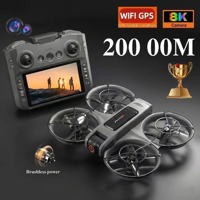 Drone E88 Pro Noir - Double Caméra HD 4K Grand Angle - WIFI FPV - Vendeur Français