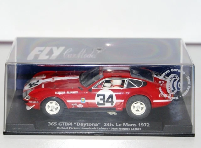 FERRARI 365 GTB4 Daytona 1/32 Fly Slot Le Mans 1972 N°39
