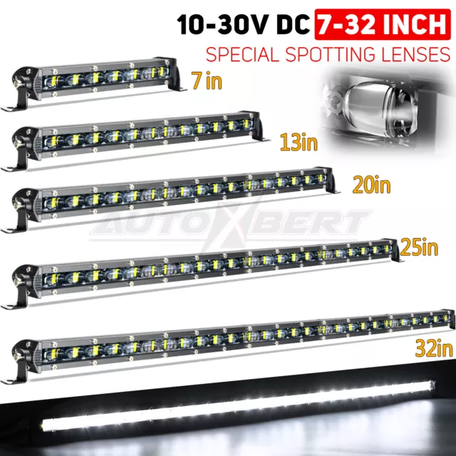 7 14 20 25 32 Zoll LED Light bar Lichtbalken Arbeitsscheinwerfer Offroad 12V/24V