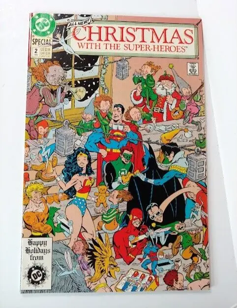 DC Comics Christmas with the Super Heroes Special 2 1989 VF+