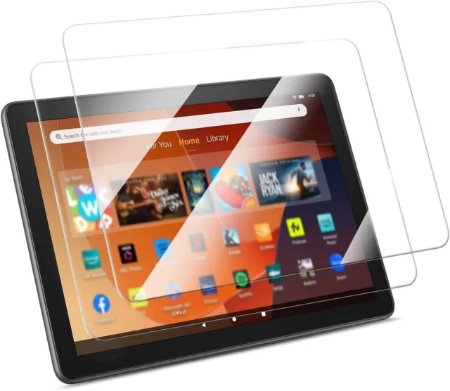 [2 Pack] Tempered Glass Screen Protector for 10.1" Fire HD 10 Tablet (13th/11th)