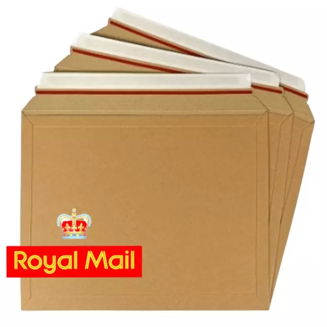 BUSTE DI CARTONE 235x180mm rigide Amazon Mailers per Royal Mail Postale/Postazione