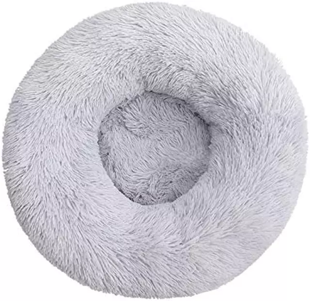 Cuccia per Gatti Cuccia Gatto Letto per Cani Rotondo Ciambella Morbido Peluche T