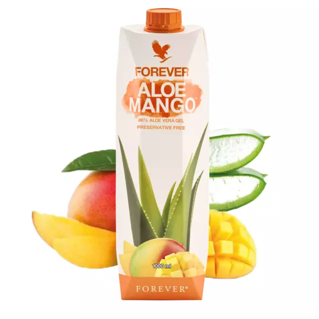 Forever Aloe Gel Mangue 86% - Métabolisme, Digestion, Immunité, Mango -  1000 ml