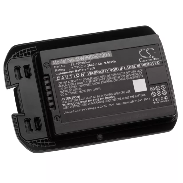 Batterie 2600mAh  pour Motorola MC40N0-SCG3R00, MC40N0-SCJ3RM0