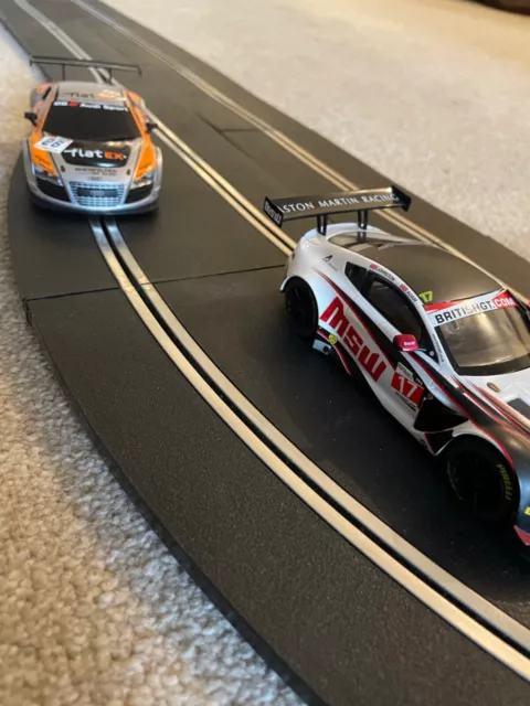 Scalextric C7015 1:32 Digital Pit Lane (Right) PLUS 1/2 Single Lane Straights x6