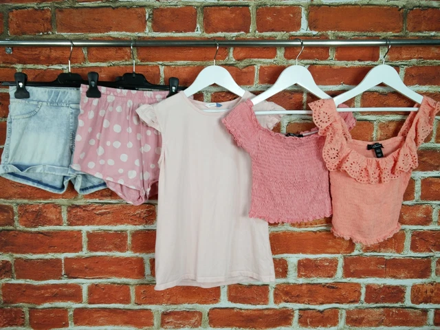 GIRLS BUNDLE AGE 10-11 YEARS NEXT JOHN LEWIS etc SHORTS TOP T-SHIRT KIDS 146CM