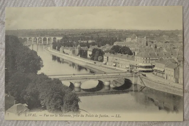 CPA ""LAVAL - view of the Mayenne, taken from the Palace of Justice