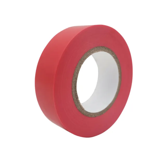 PVC Electrical Insulating Tape Flame Retardent Insulation Tapes 19mm x 20m Red